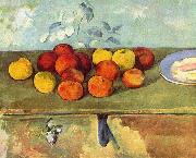 Paul Cezanne Stilleben mit apfeln und Geback Spain oil painting artist